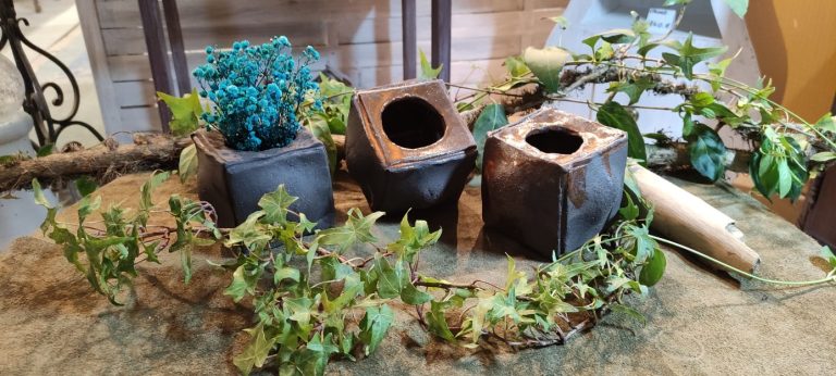 Pot de fleurs gros cubes