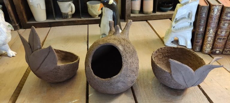 Pot en terre chamottée