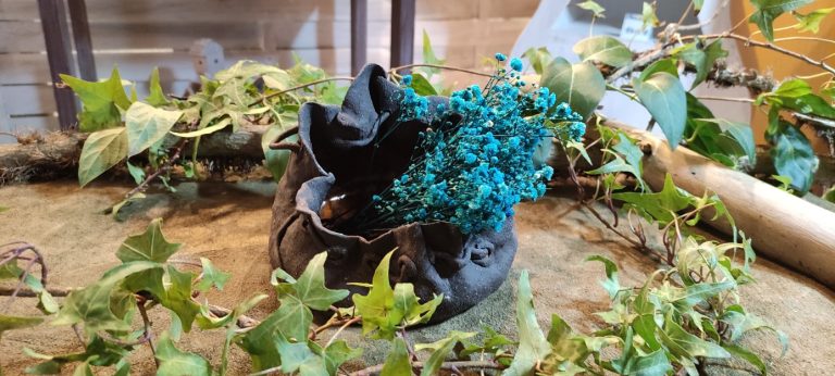 Pot fleurs bourse